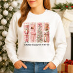 1416b Дамска ватирана блуза The Nutcracker
