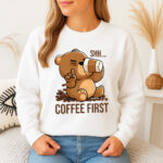 1325b Дамска ватирана блуза Shh Coffee