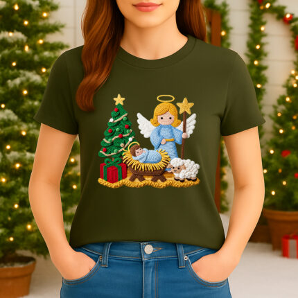 1410 Дамска тениска Holy Night
