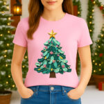 1412 Дамска тениска Artmas Tree - Image 6
