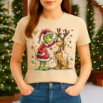 1413 Дамска тениска Merry Grinch