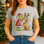 1413 Дамска тениска Merry Grinch