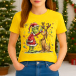 1413 Дамска тениска Merry Grinch