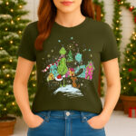 1414 Дамска тениска Grinch Dream