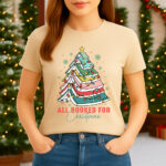 1415 Дамска тениска All Booked For Christmas