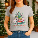 1415 Дамска тениска All Booked For Christmas