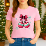 1417 Дамска тениска Xmas Baubles