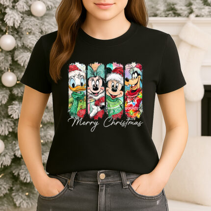 1418 Дамска тениска Christmas Crew