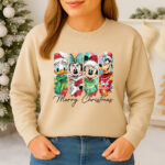 1418b Дамска ватирана блуза Christmas Crew