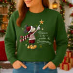 1419b Дамска ватирана блуза Christmas Wish