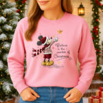 1419b Дамска ватирана блуза Christmas Wish
