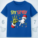 6132k Детска тениска Six Seven Christmas