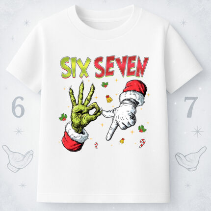 6132k Детска тениска Six Seven Christmas