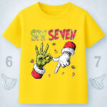 6132k Детска тениска Six Seven Christmas