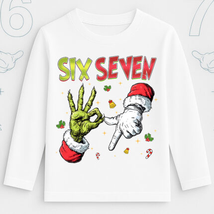 6132kb Детска блуза Six Seven Christmas