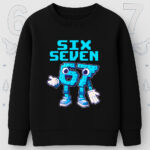 6133kv Детска ватирана блуза Six Seven Roblox