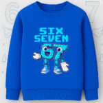 6133kv Детска ватирана блуза Six Seven Roblox