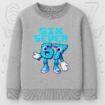 6133kv Детска ватирана блуза Six Seven Roblox