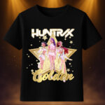 6134k Детска тениска K-Pop Demon Hunters Huntrix Golden