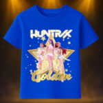 6134k Детска тениска K-Pop Demon Hunters Huntrix Golden