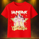 6134k Детска тениска K-Pop Demon Hunters Huntrix Golden