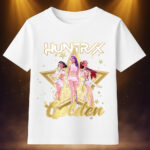 6134k Детска тениска K-Pop Demon Hunters Huntrix Golden