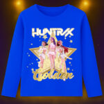 6134kb Детска блуза K-Pop Demon Hunters Huntrix Golden
