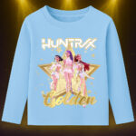 6134kb Детска блуза K-Pop Demon Hunters Huntrix Golden