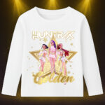 6134kb Детска блуза K-Pop Demon Hunters Huntrix Golden