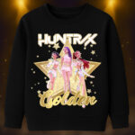 6134kv Детска ватирана блуза K-Pop Demon Hunters Huntrix Golden