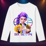 6136kb Детска блуза K-Pop Demon Hunters Rumi Six Seven