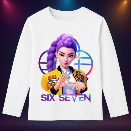 6136kb Детска блуза K-Pop Demon Hunters Rumi Six Seven