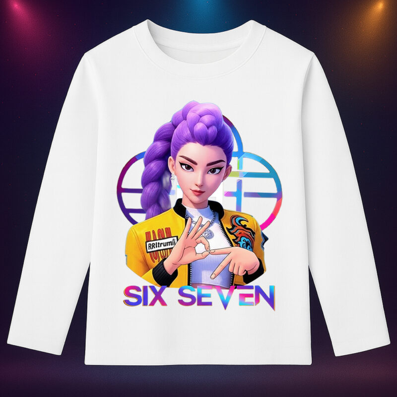 6136kb Детска блуза K-Pop Demon Hunters Rumi Six Seven