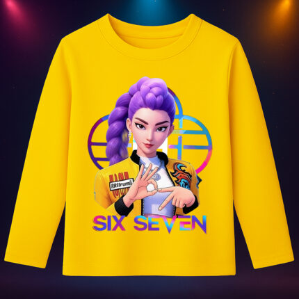 6136kb Детска блуза K-Pop Demon Hunters Rumi Six Seven