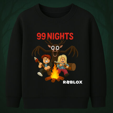 6138kv Детска ватирана блуза Roblox – 99 Nights