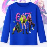 6139kb Детска блуза K-Pop Demon Hunters Huntrix Six Seven STR