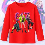 6139kb Детска блуза K-Pop Demon Hunters Huntrix Six Seven STR