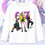 6139kb Детска блуза K-Pop Demon Hunters Huntrix Six Seven STR