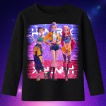 6141kb Детска блуза K-pop Demon Hunters Huntrix Glow