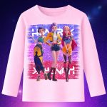 6141kb Детска блуза K-pop Demon Hunters Huntrix Glow