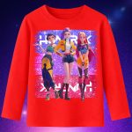 6141kb Детска блуза K-pop Demon Hunters Huntrix Glow