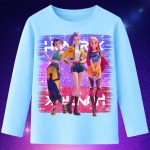 6141kb Детска блуза K-pop Demon Hunters Huntrix Glow