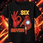 6142k Детска тениска Iron Man Six Seven