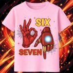 6142k Детска тениска Iron Man Six Seven