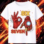 6142k Детска тениска Iron Man Six Seven
