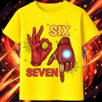 6142k Детска тениска Iron Man Six Seven
