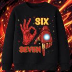6142kv Детска ватирана блуза Iron Man Six Seven