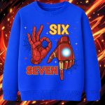 6142kv Детска ватирана блуза Iron Man Six Seven