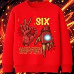 6142kv Детска ватирана блуза Iron Man Six Seven