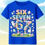 6144k Детска тениска Six Seven Easter